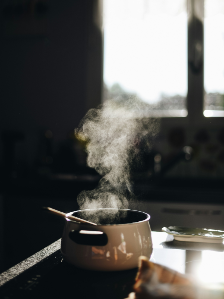 steaming pot of soup filled with the internet’s best soup recipe